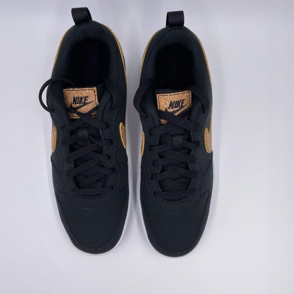 Nike Court Borough Low 2 CNVS Black Womens Shoes - Picture 5 of 8